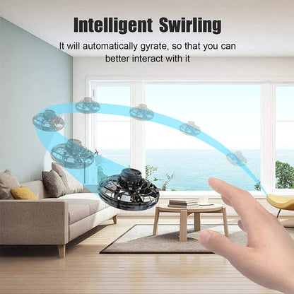 Spinner Fidget Volador Drone Bola UFO Estrés Enfoque Mano Diversión Juguete LED para Niños y Adultos